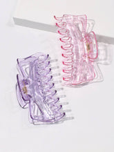 2pcs Clear Classic Hair Claw Clips Sai Feel